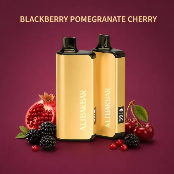 alibarbar 9000 puffs blackberry pomegranate cherry