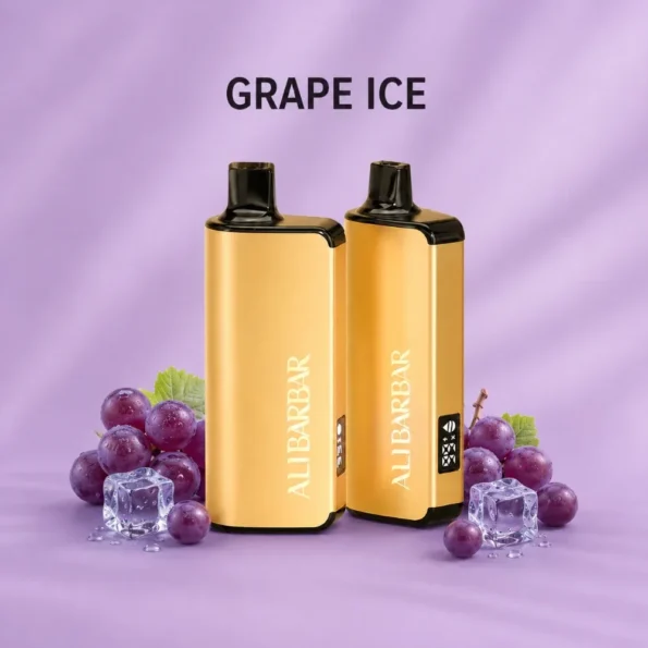alibarbar 9000 puffs grape ice