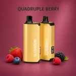 alibarbar 9000 puffs quadruple berry