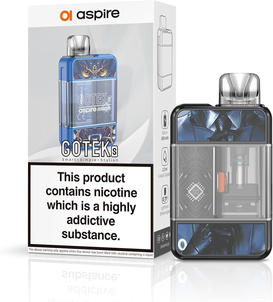 Close-up image of a compact refillable vape pod kit, an example of Mouth-to-Lung hardware.