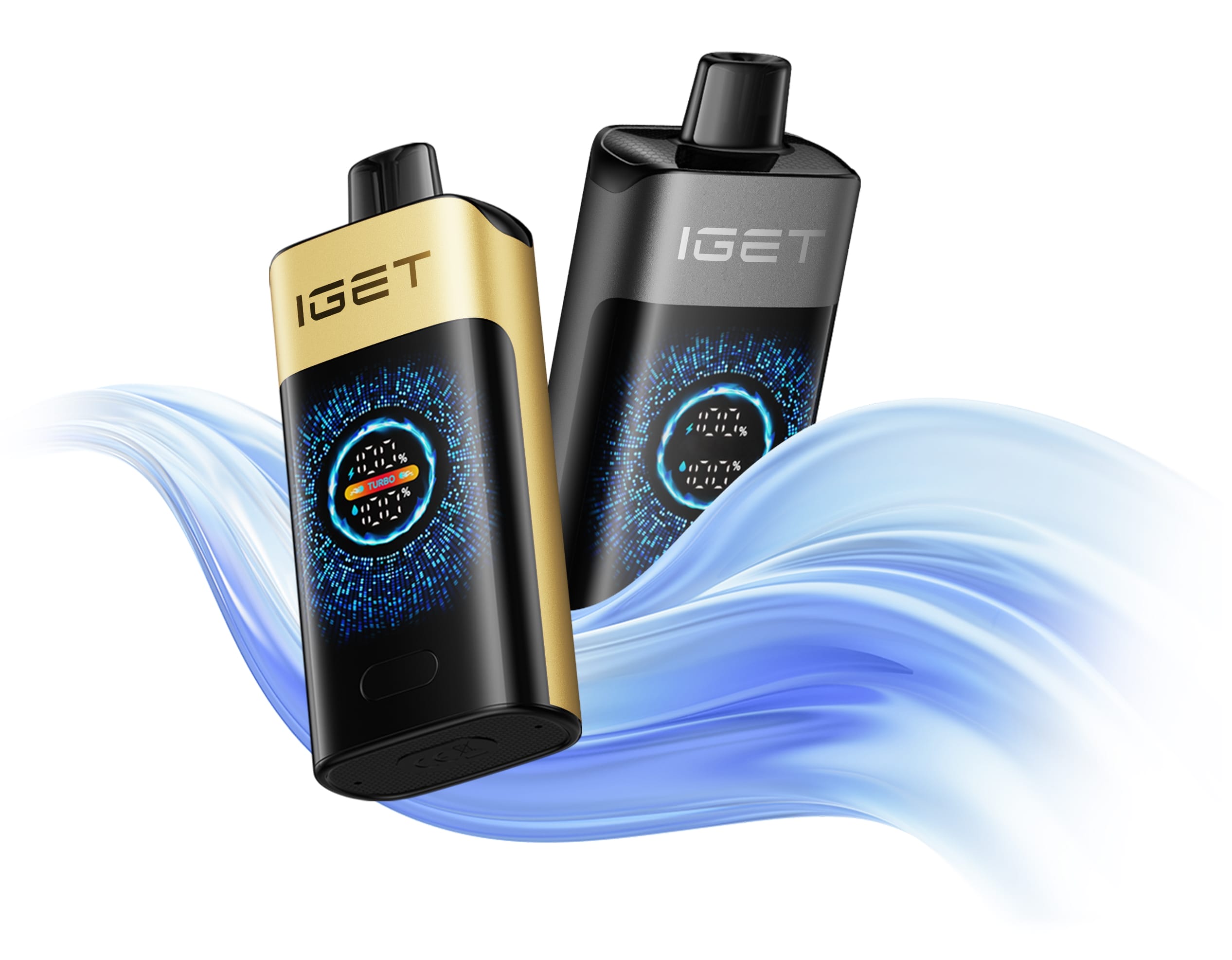 An IGET BAR PRO vape in the hand of an outdoor or shift worker, such as a tradie on a job site, highlighting its suitability for demanding environments and long-term use.