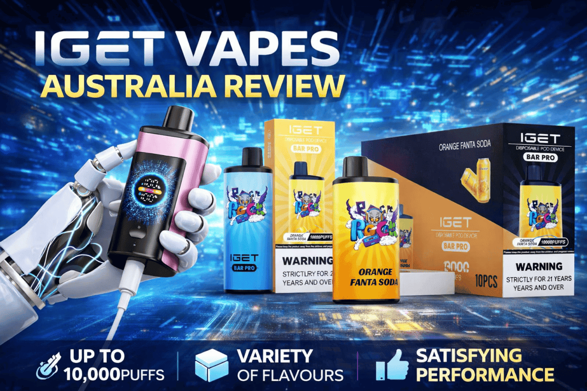 A side-by-side comparison of the IGET ONE and IGET BAR PRO vape devices, highlighting their designs and features.