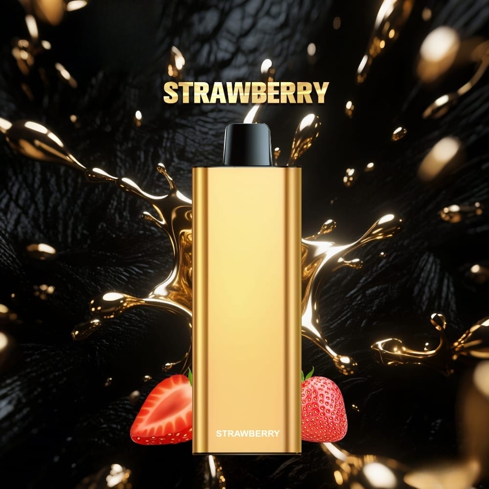 A UMIN Slick Plus disposable vape shown slipping easily into a pocket or being held comfortably in a hand, emphasizing its sleek, rounded, and portable design.